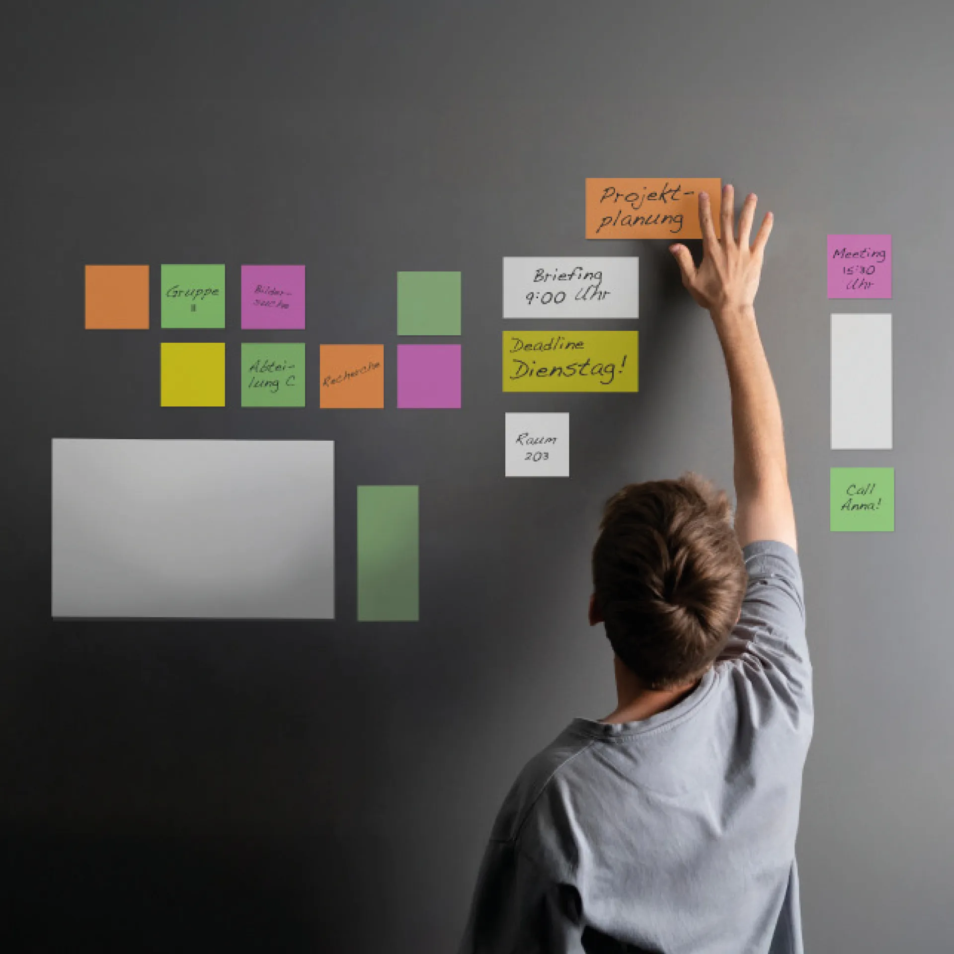 Notiz-Zettel "statisch", 20 x 10 cm, 250 Stück