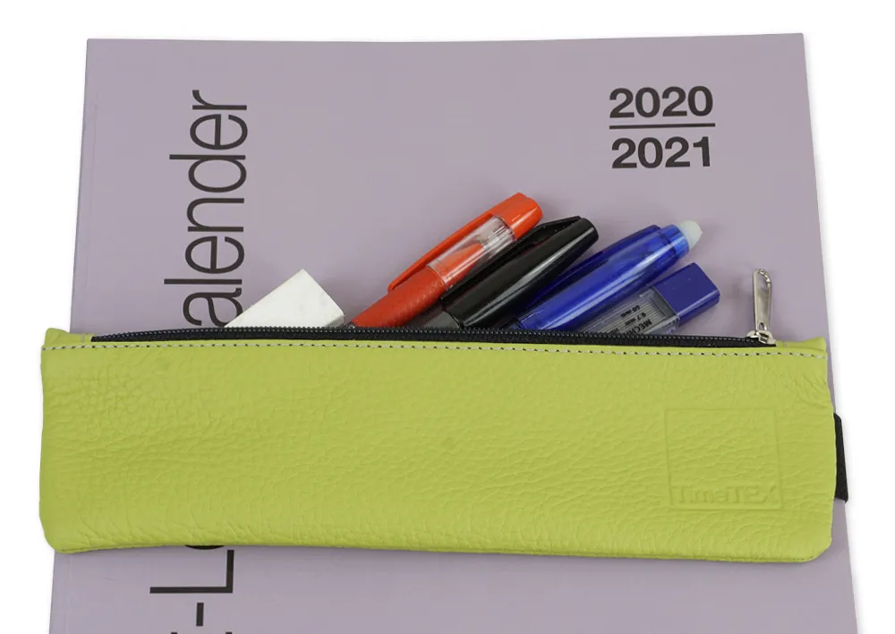 Aufspann-Federmäppchen Leder