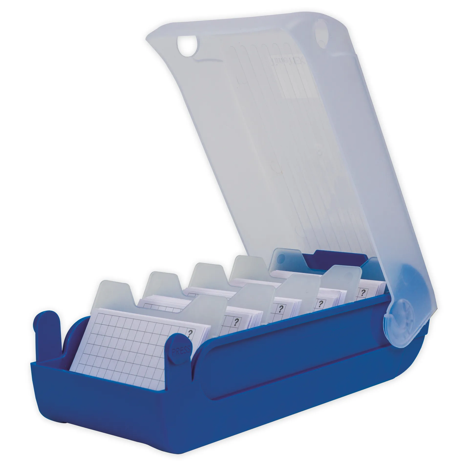 Lern-Karteikasten Kunststoff für A8