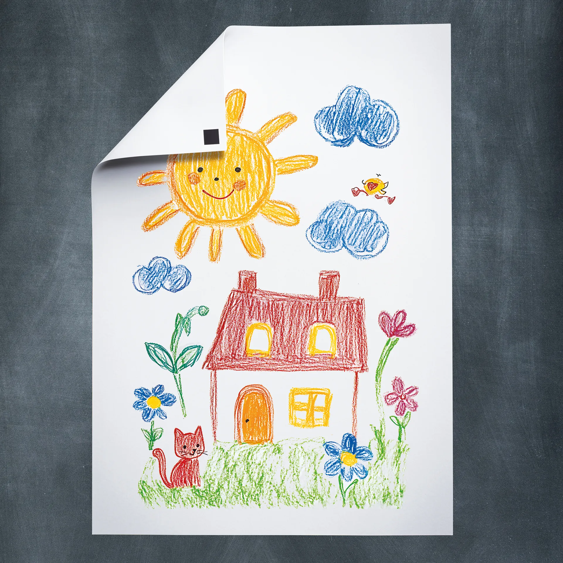 Magnet-Quadrate selbstklebend 30x30mm, 28-tlg.