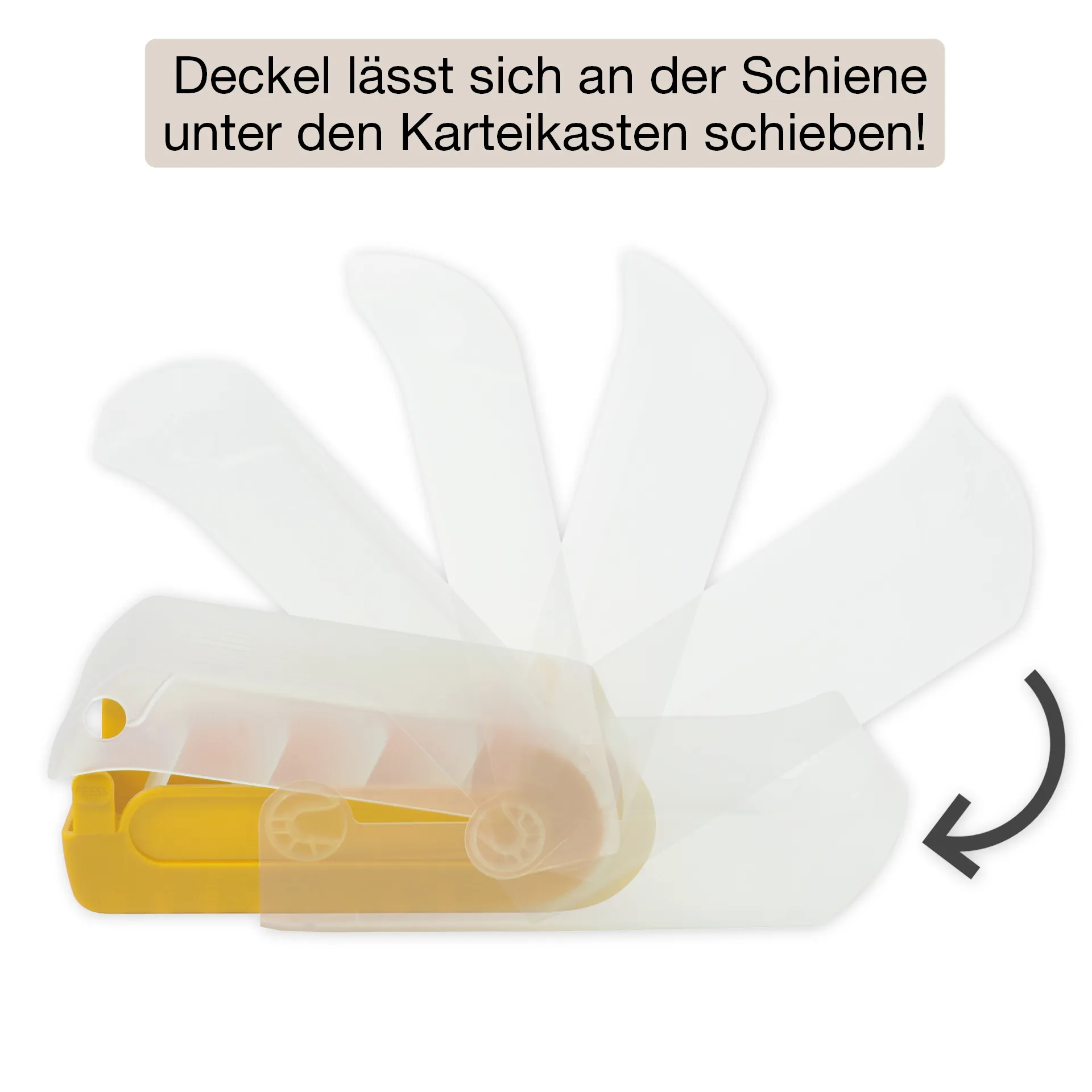 Lern-Karteikasten Kunststoff für A8