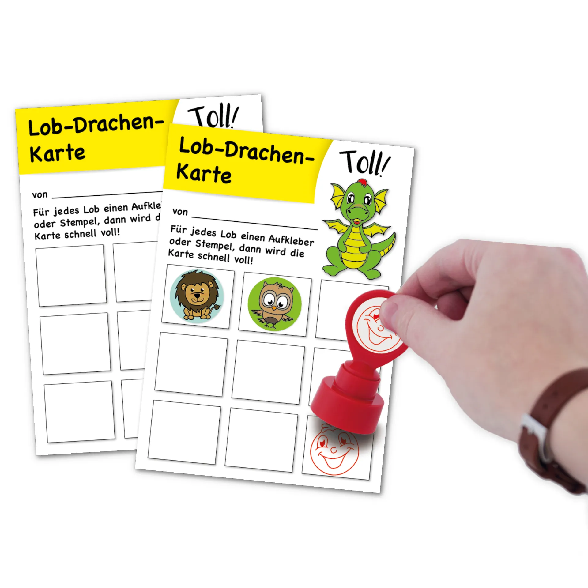 Stempel-Sticker-Sammelblöckchen