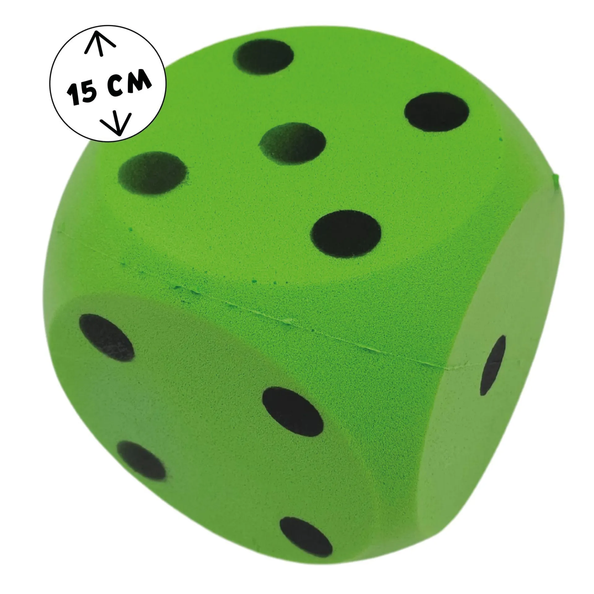 Schaumstoff-Würfel mit Augen XXL, 15x15 cm