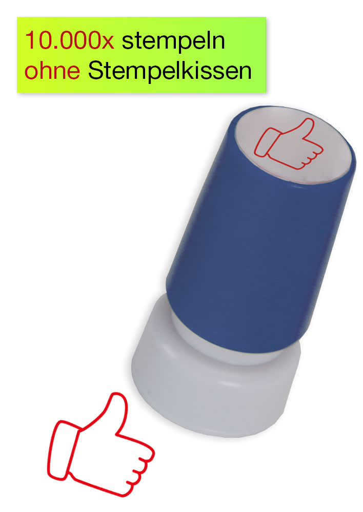 Stempel, Daumen hoch