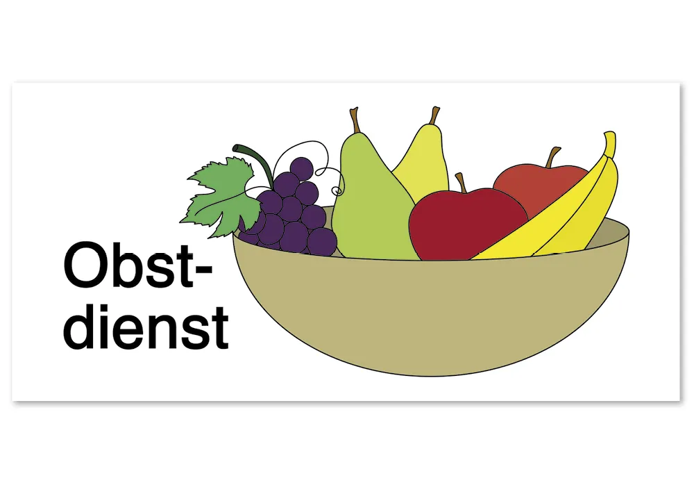 Klassendienst-Bildkarten magnetisch, 24-tlg., in Box