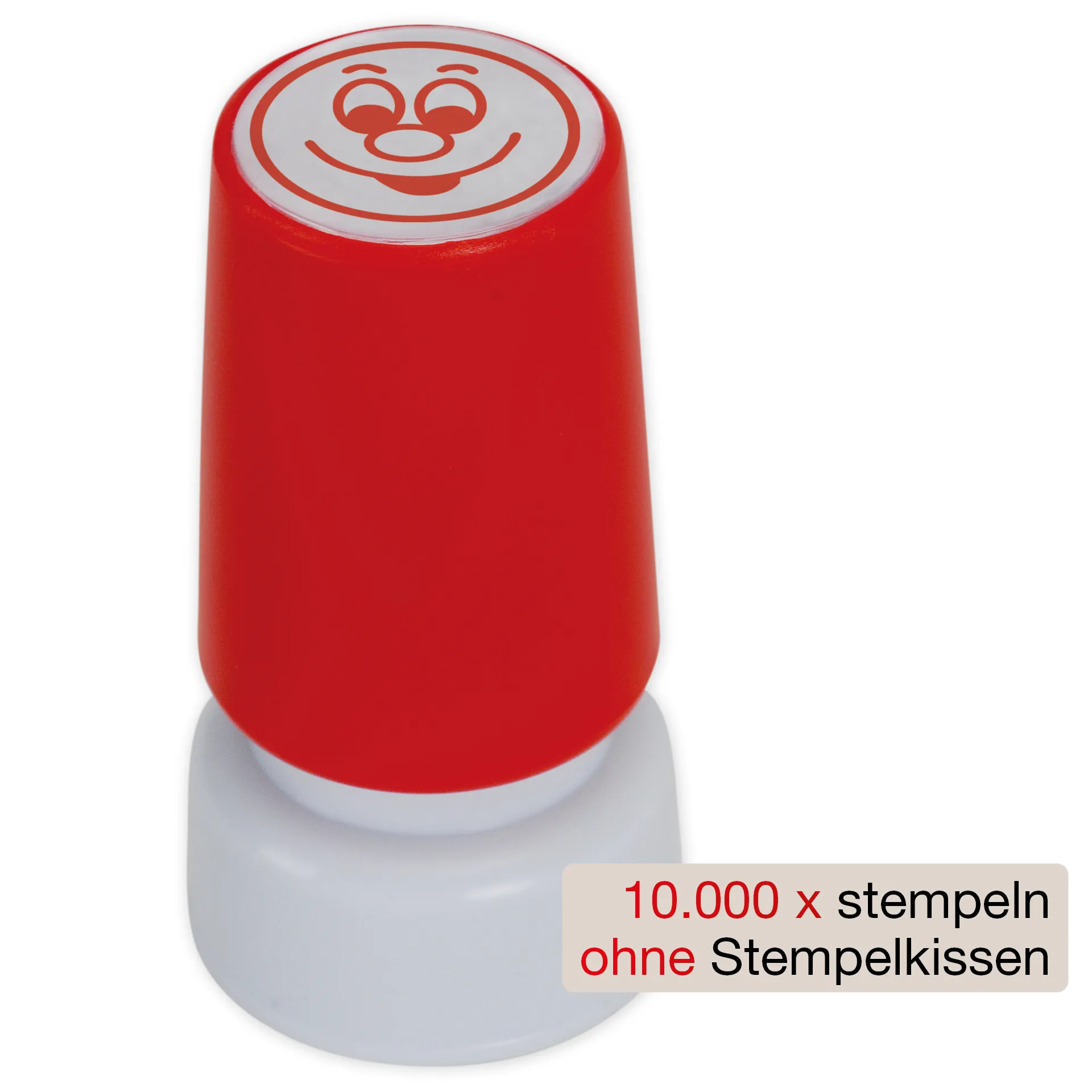 Stempel, Gesicht lachend