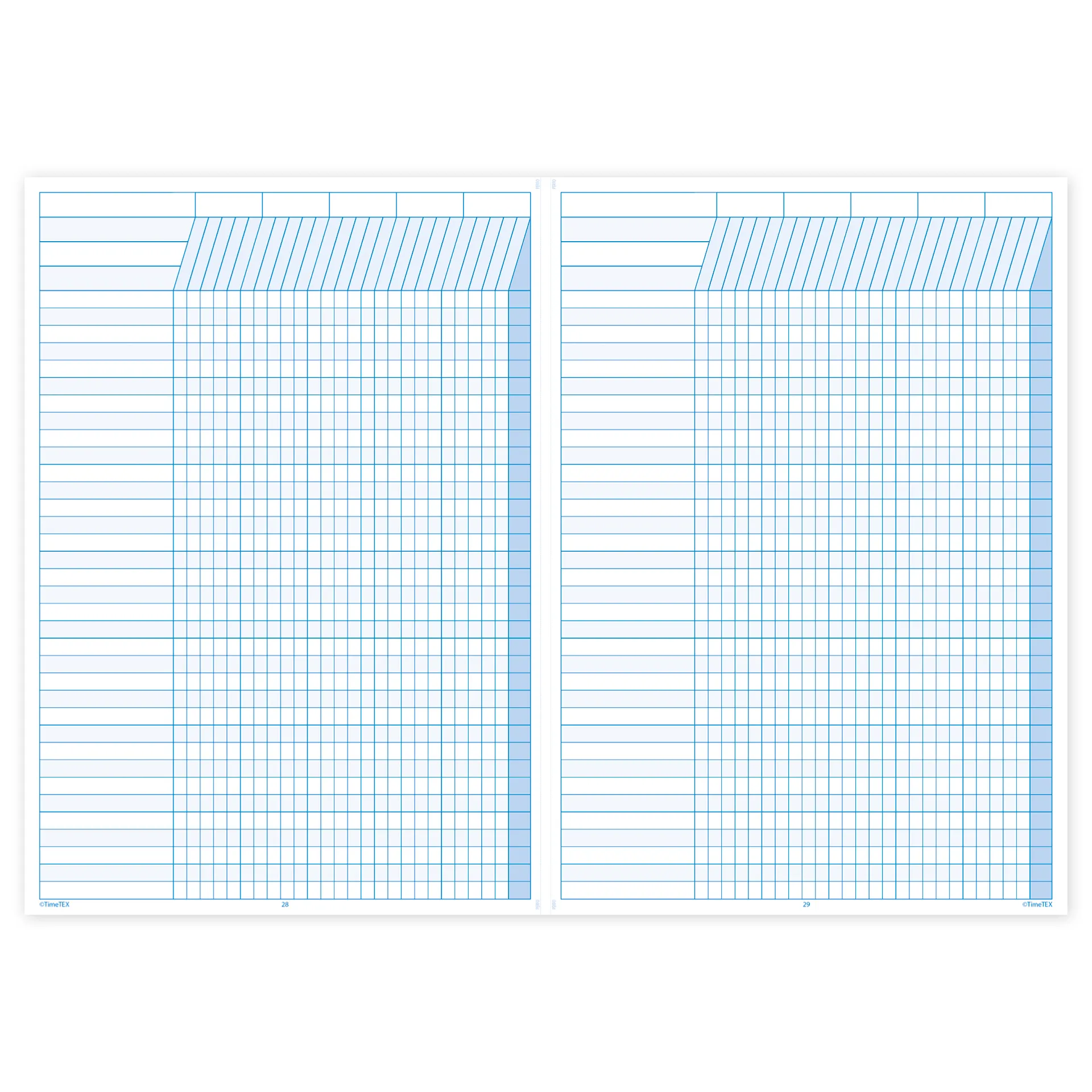 TimeTEX Heft Universal-Listen A4, 64 Seiten