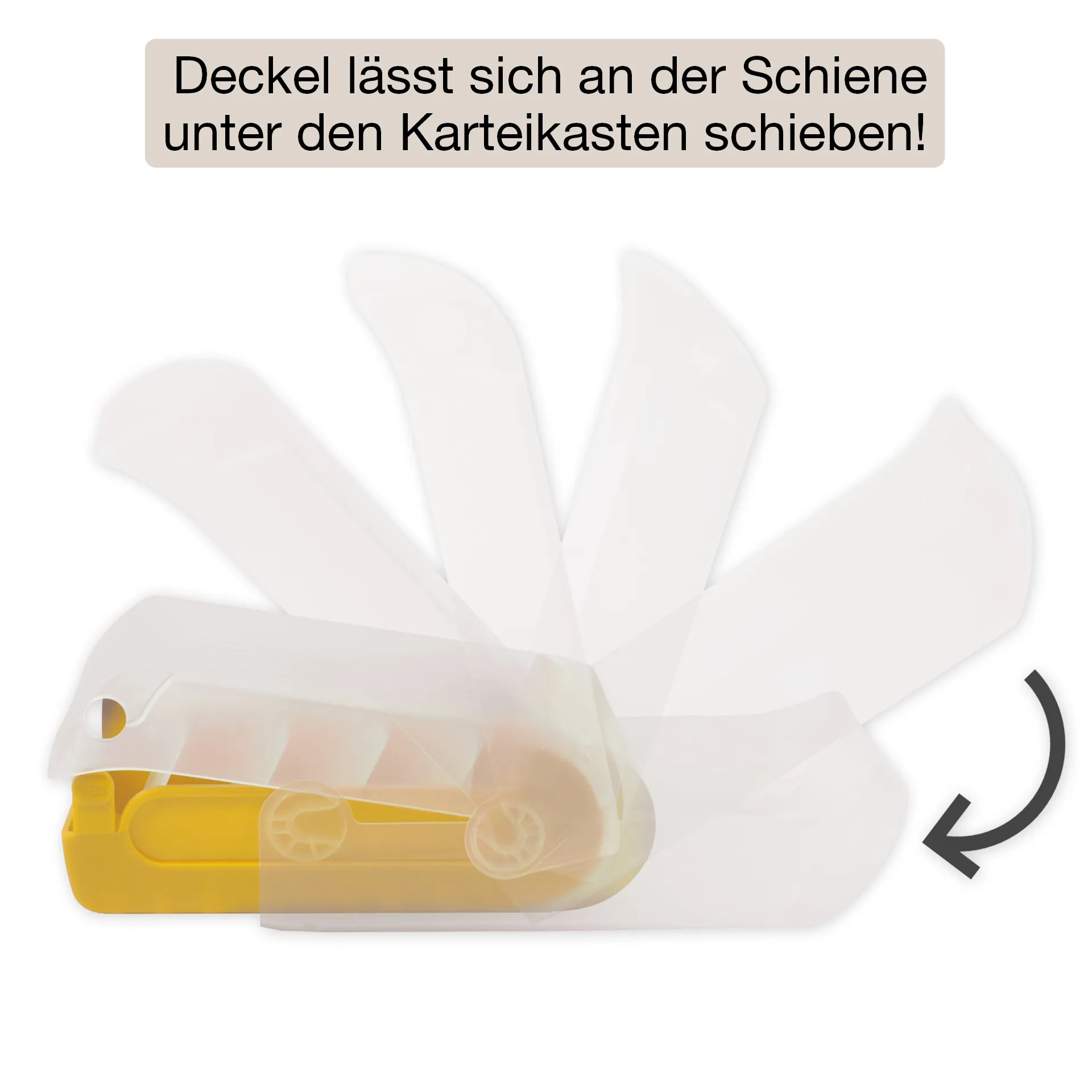 Lernbox A8 Kunststoff mit 100 Lernkärtchen