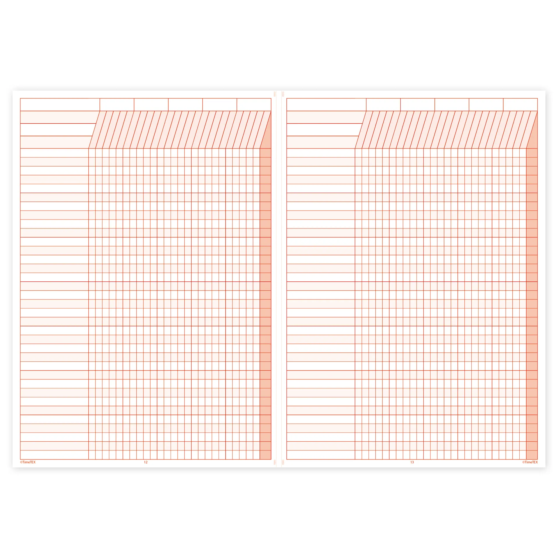 TimeTEX Heft Universal-Listen A4, 64 Seiten