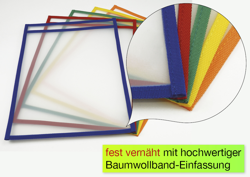 Sammelltaschen A4 HOCHKANT! 10-tlg.