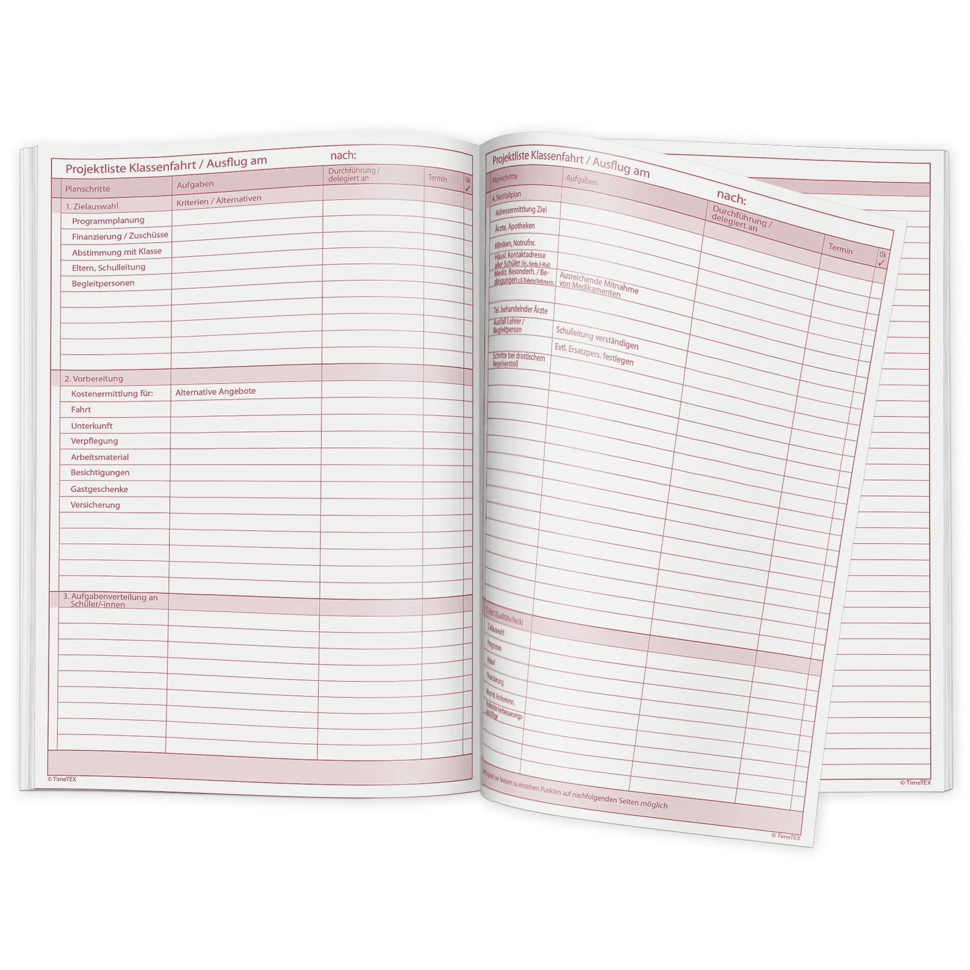 TimeTEX Klassenleiter-Heft, A4  