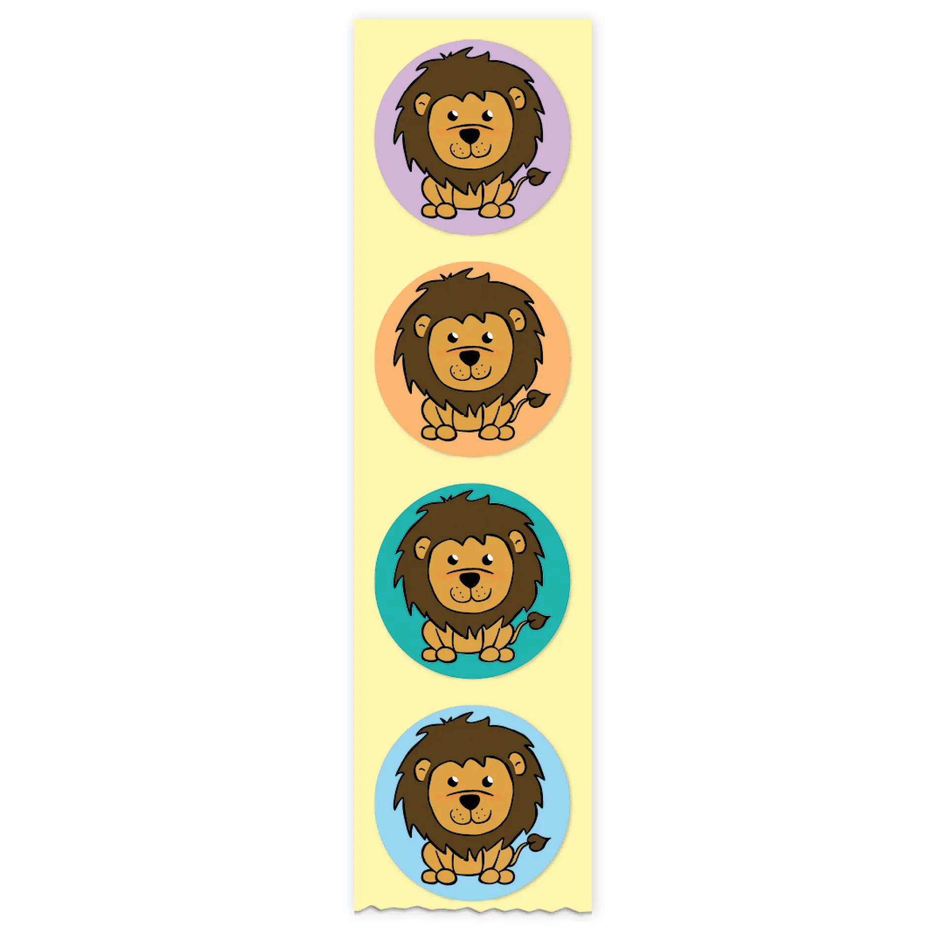 Lob-Aufkleber, Löwe