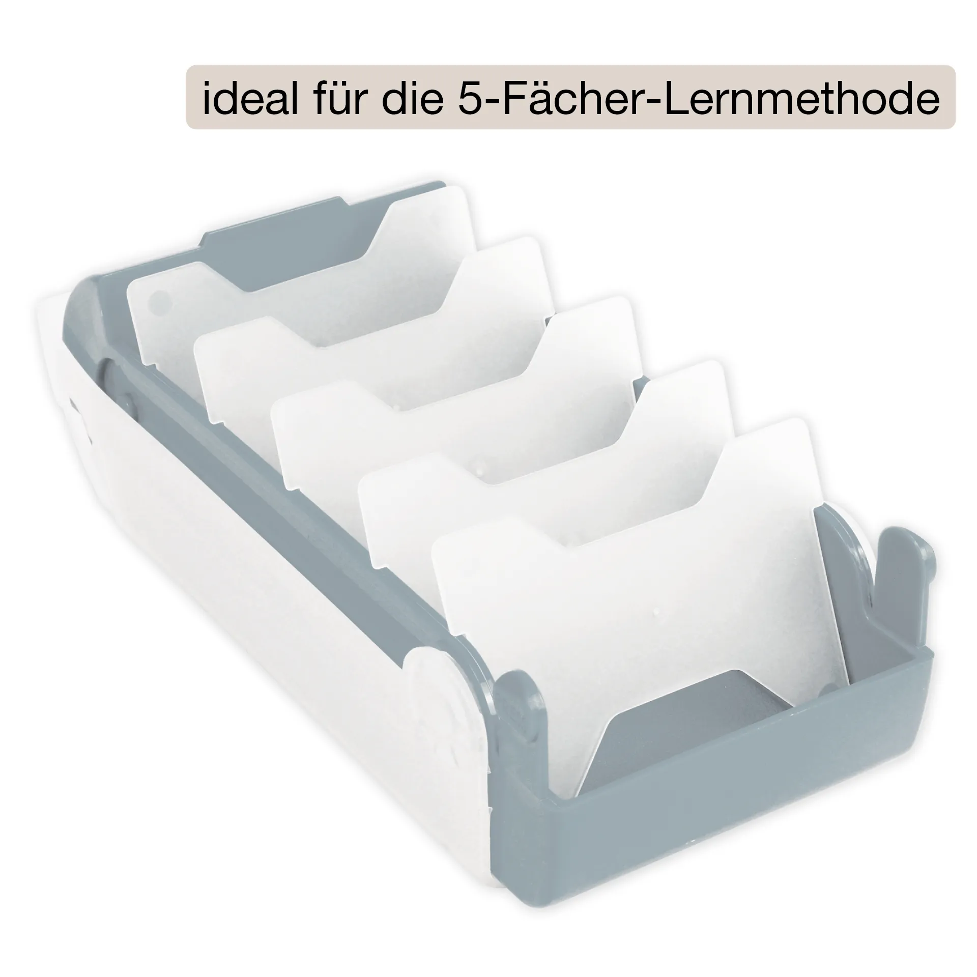 Lern-Karteikasten Kunststoff für A8