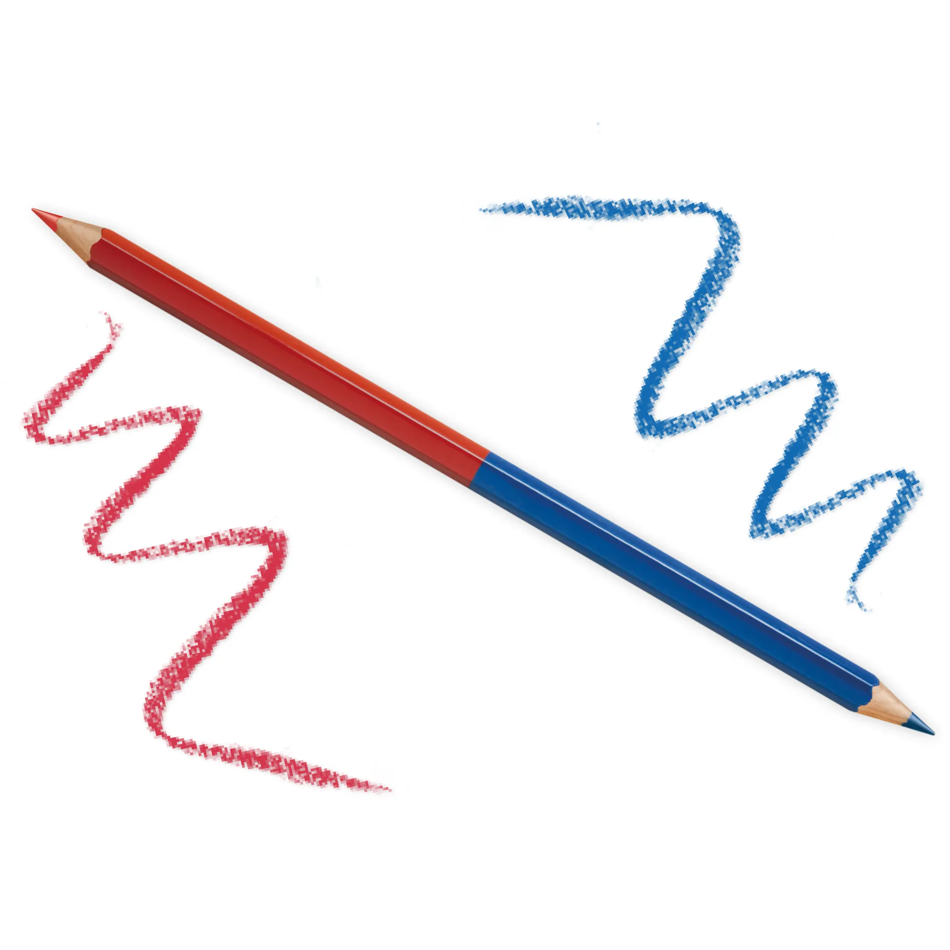 two-in-one Buntstift