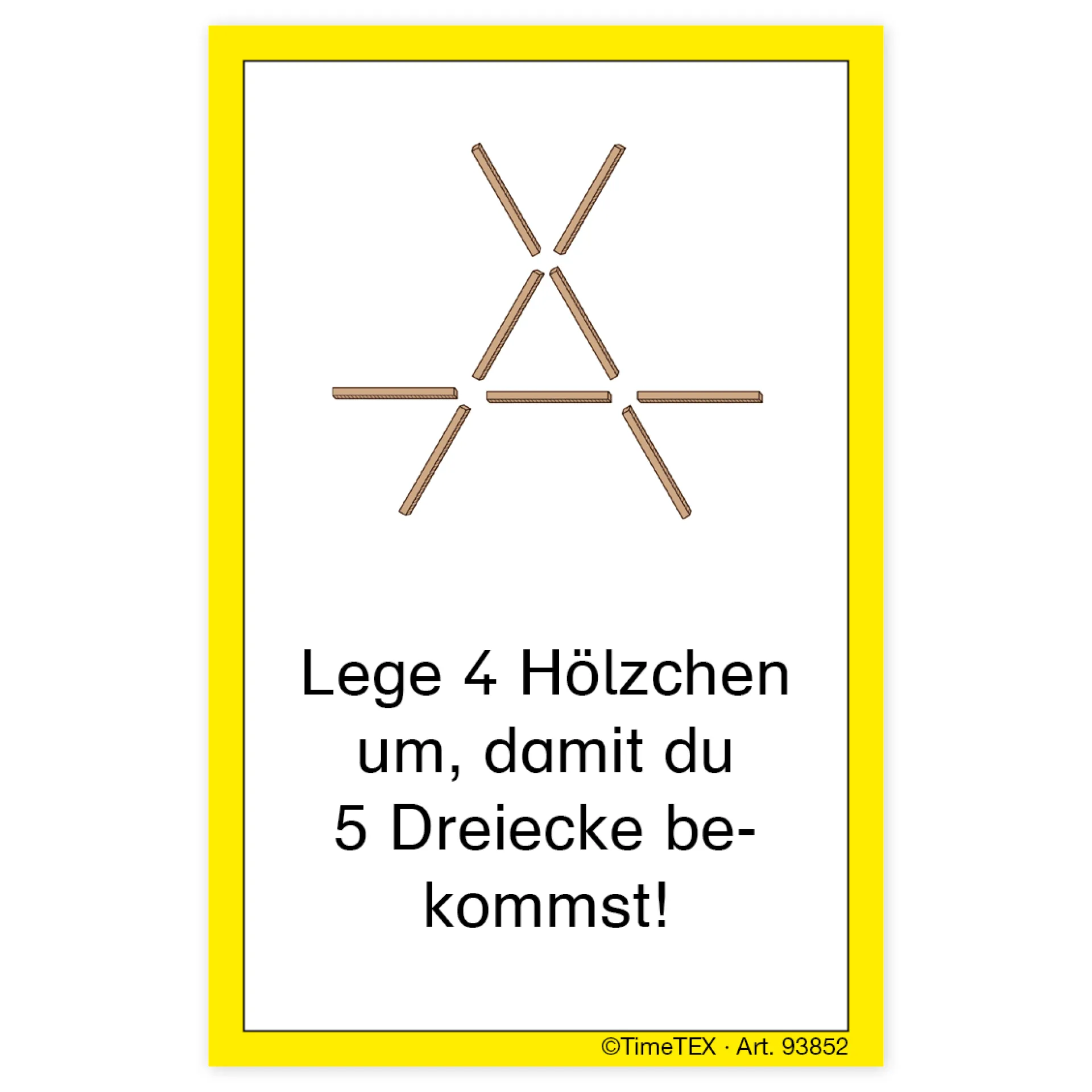 Stäbchen-Spiel "Knifflig"