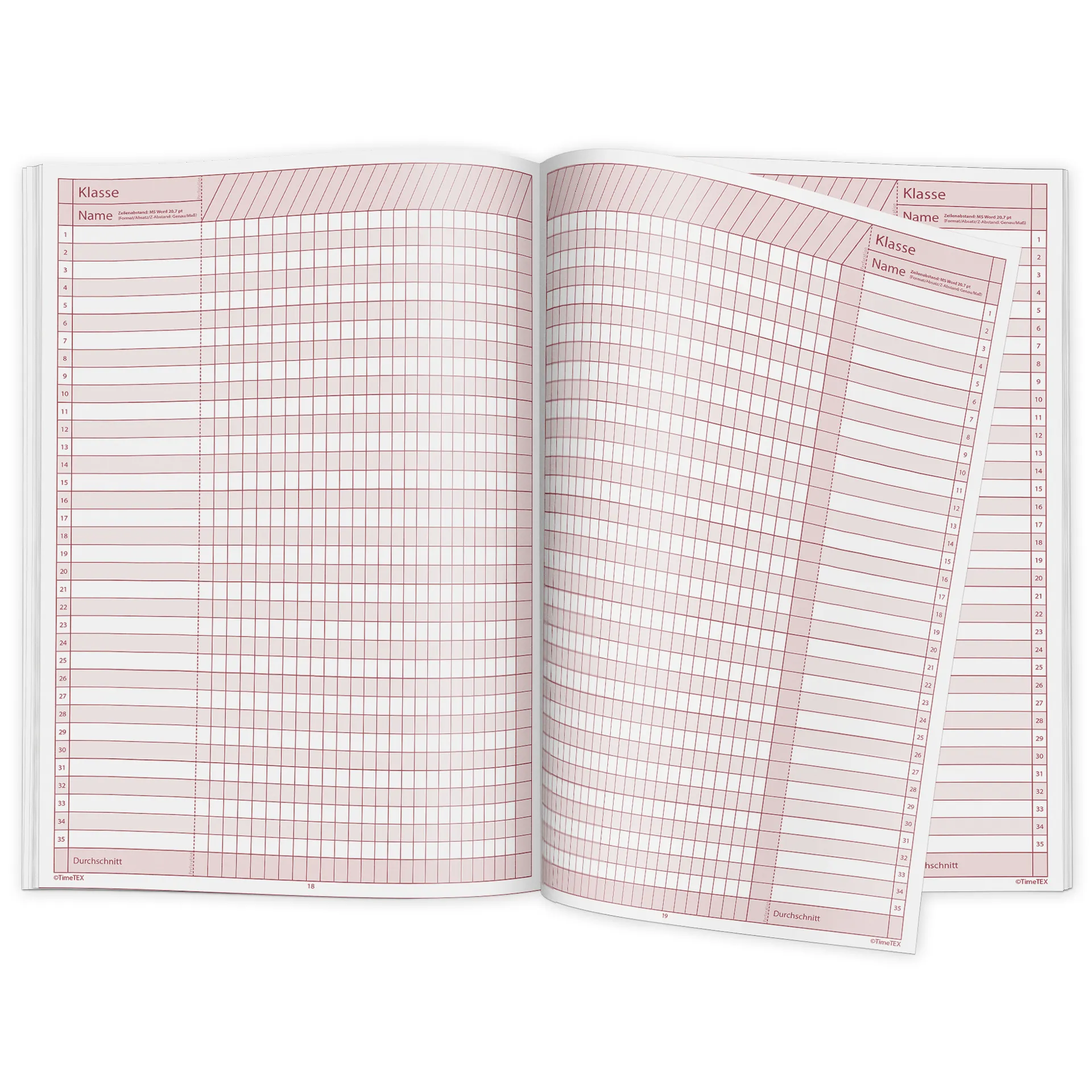 TimeTEX Schul-Notenheft A5