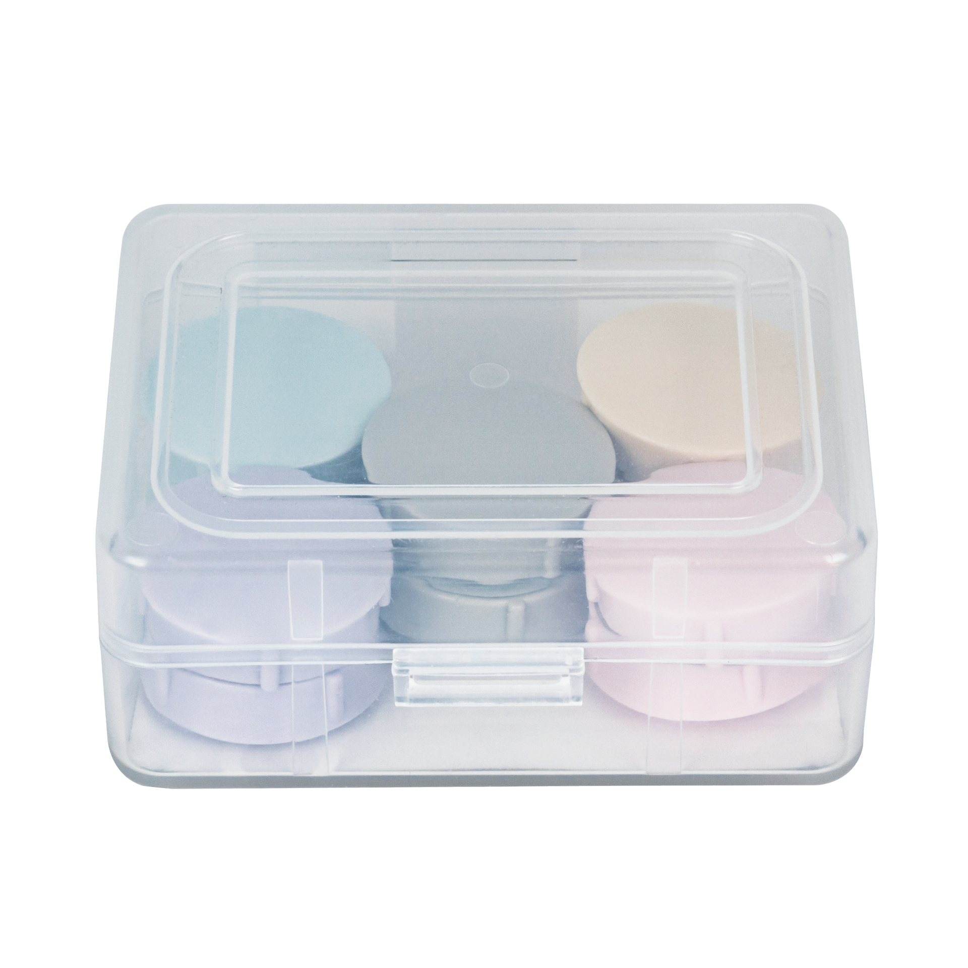 Set Haft-Magnete 27 mm ø in Box, 10-tlg., pastelfarben