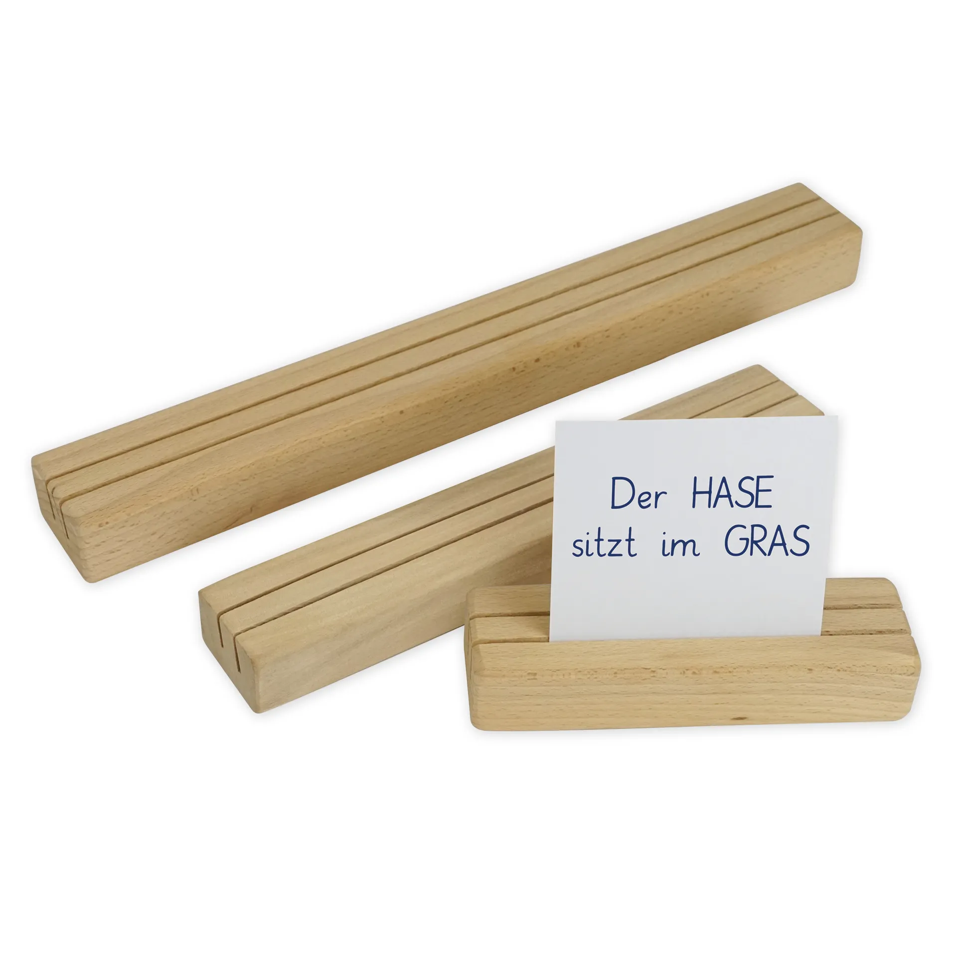 Setzleiste aus Buchenholz, 25 cm Setzleiste aus Buchenholz, 25 cm