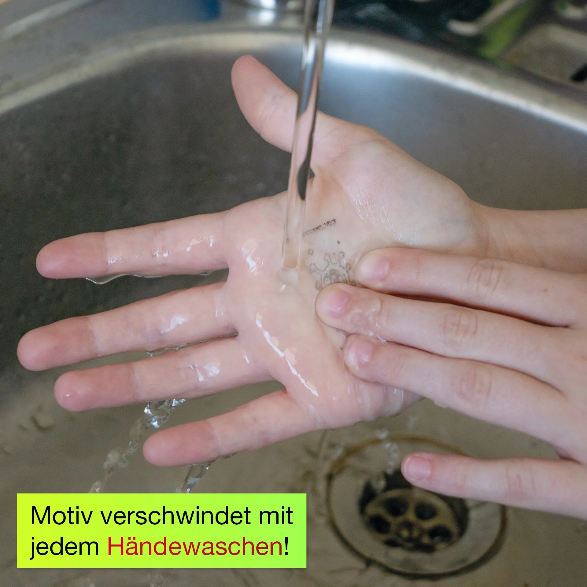 Handwasch-Stempel