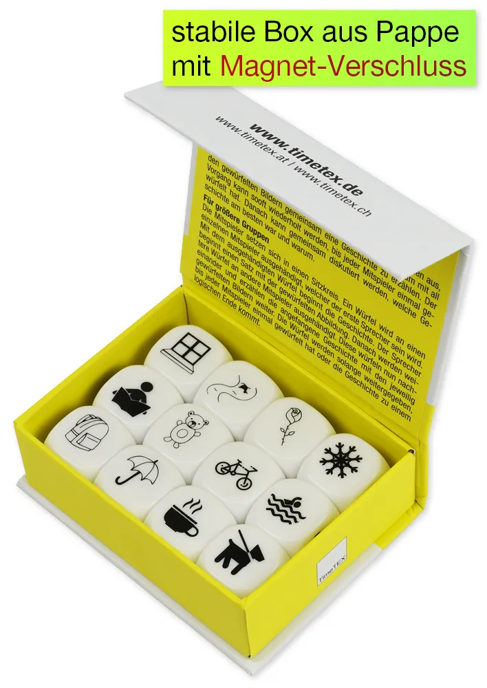 Würfel-Set "Fantasie-Geschichte", 12-tlg.