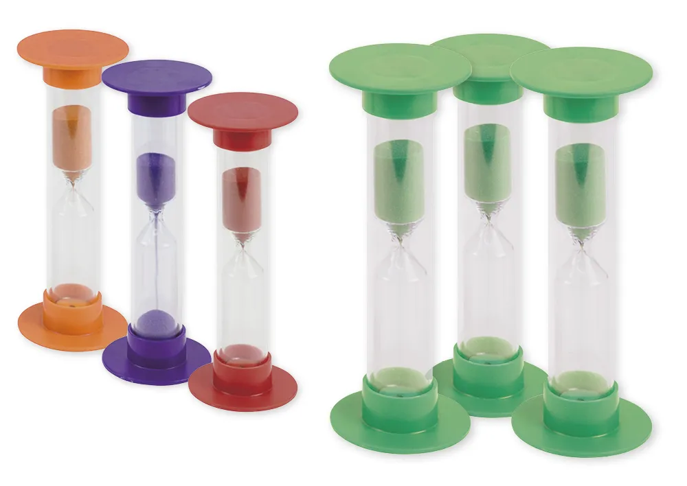 Set Sanduhren 14,5cm hoch, 3-tlg.