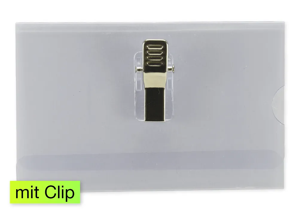 Namensschildchen-Clips, 30-tlg.