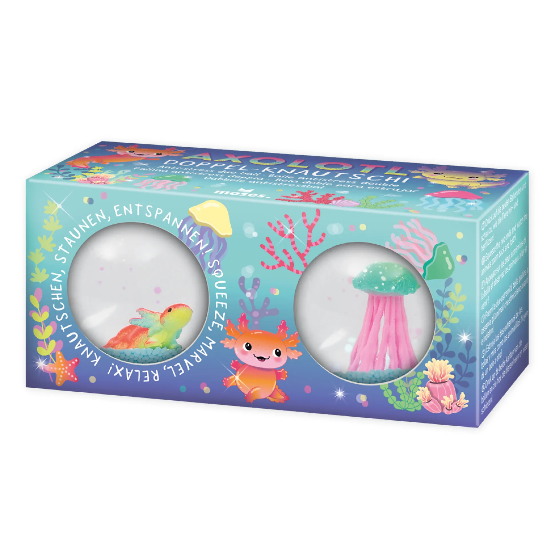 Doppel-Knautschi "Axolotl"