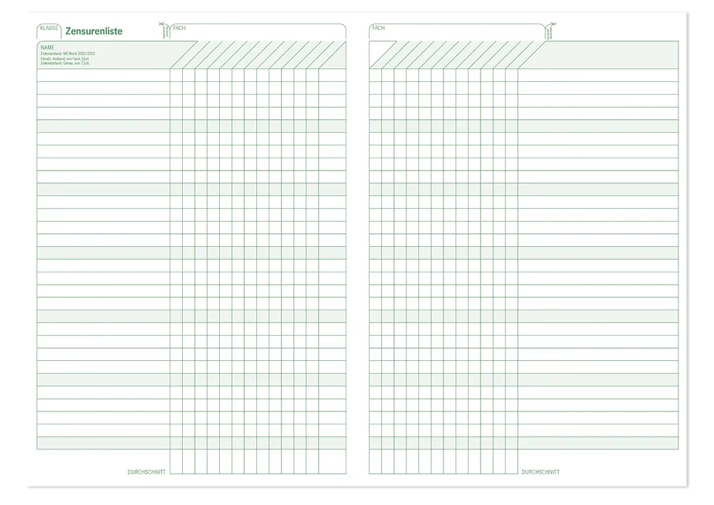 s+w Unterrichts-Planer A5++ 25/26