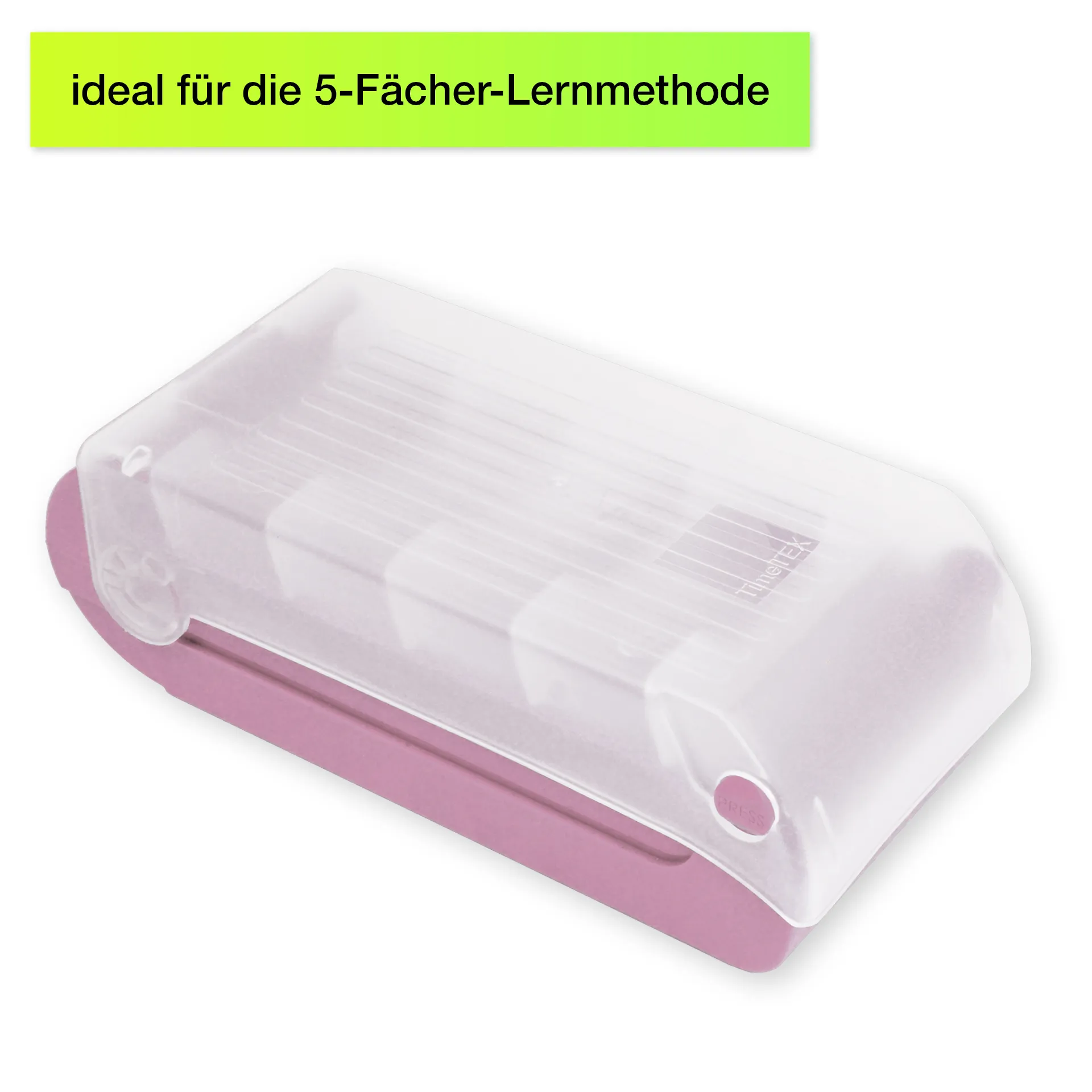Lern-Karteikasten Kunststoff für A8