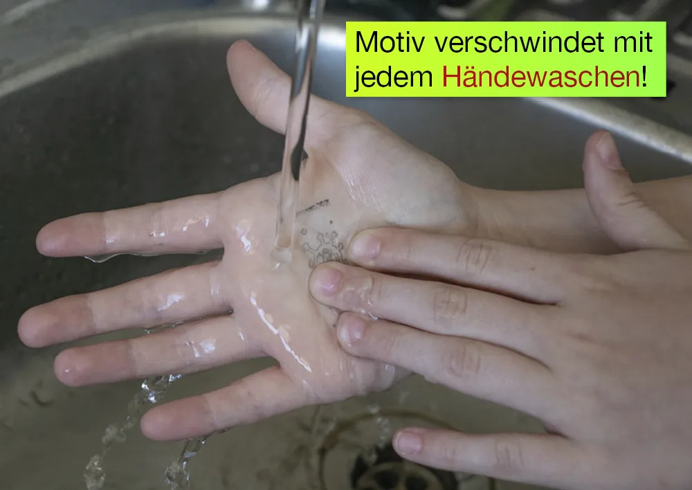 Handwasch-Stempel