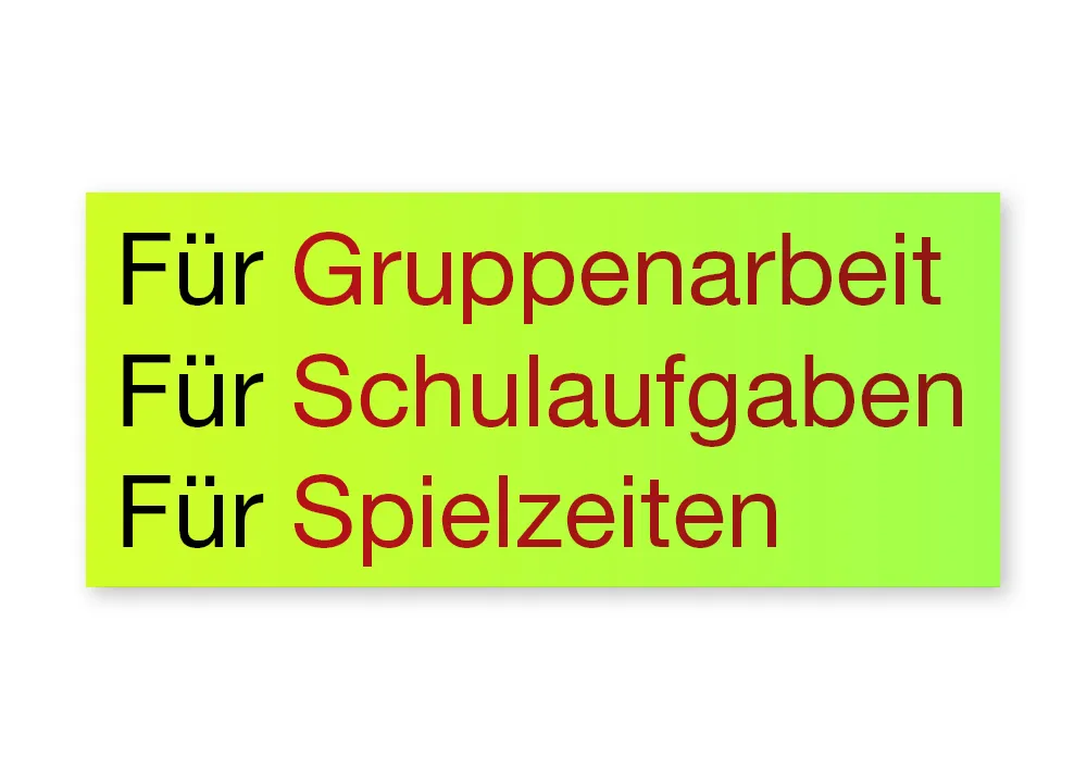 Zeit-Ampel, klein