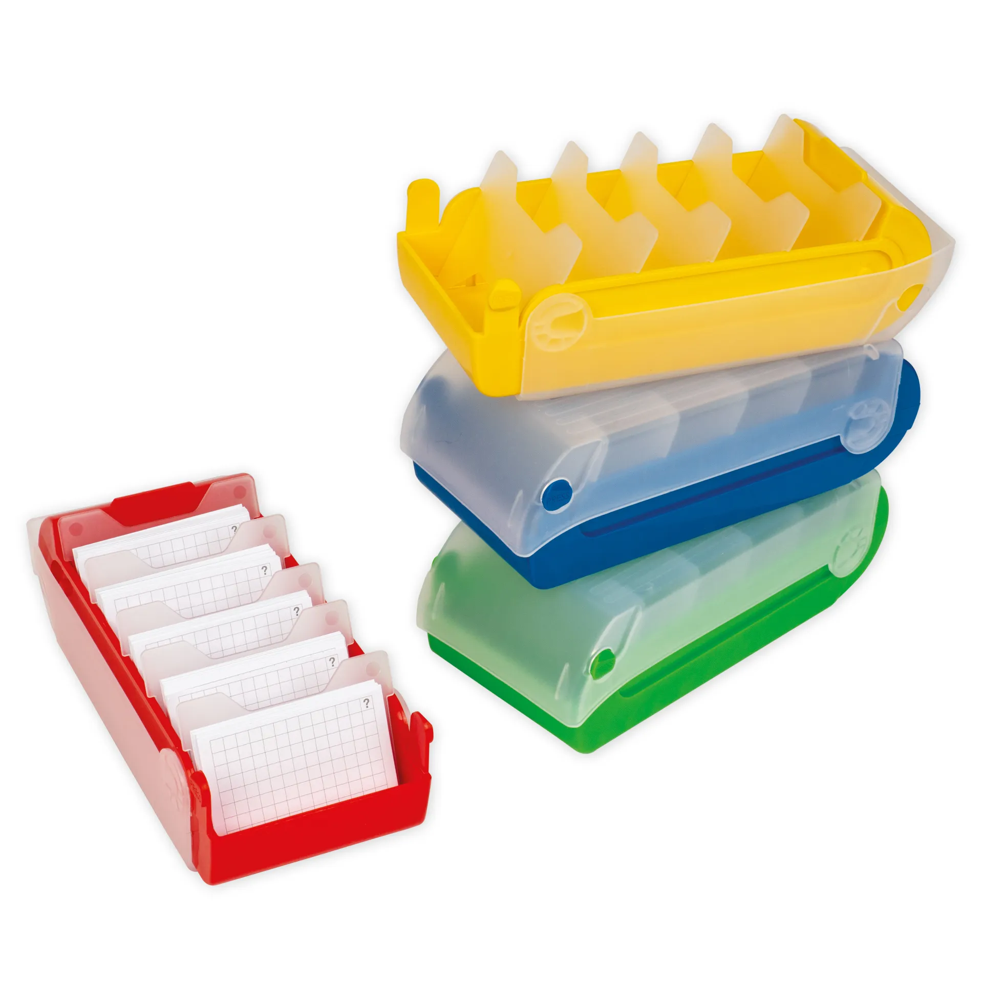 Lern-Karteikasten Kunststoff für A8