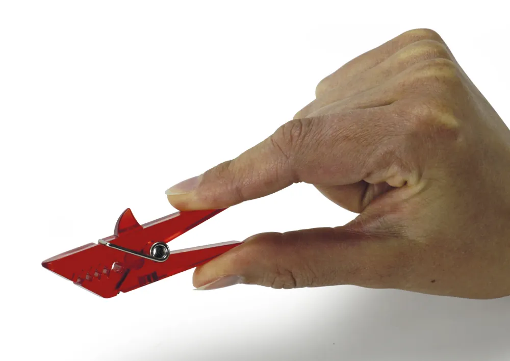 Klammern "Hai" magnetisch, 4-tlg.