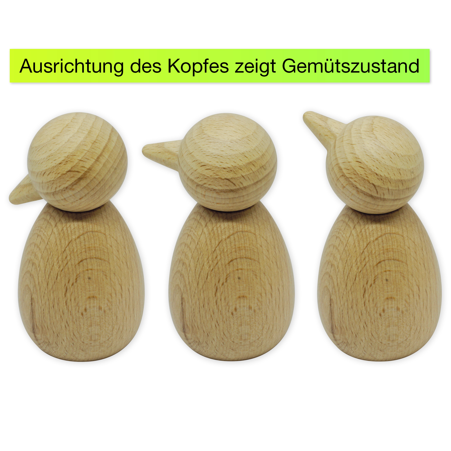 "Stimmungs-Vögelchen" aus Holz