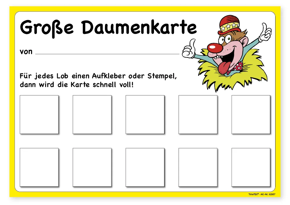 Motivations-Set "Positive Verstärkung" - Stempel