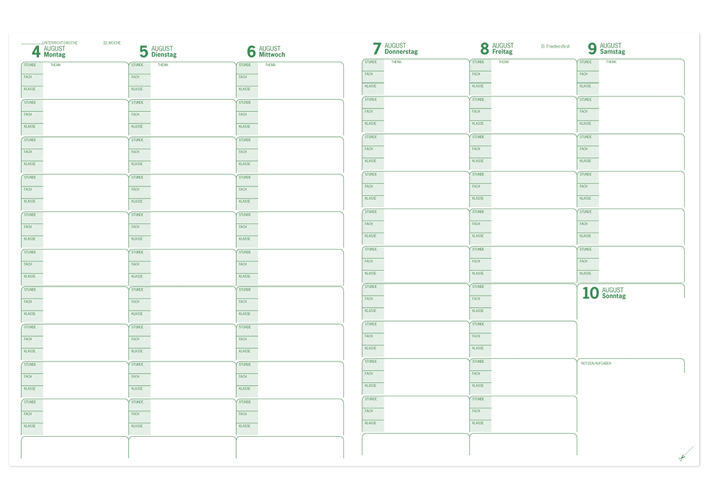 s+w Unterrichts-Planer Edition BLÄTTER A4++ 25/26