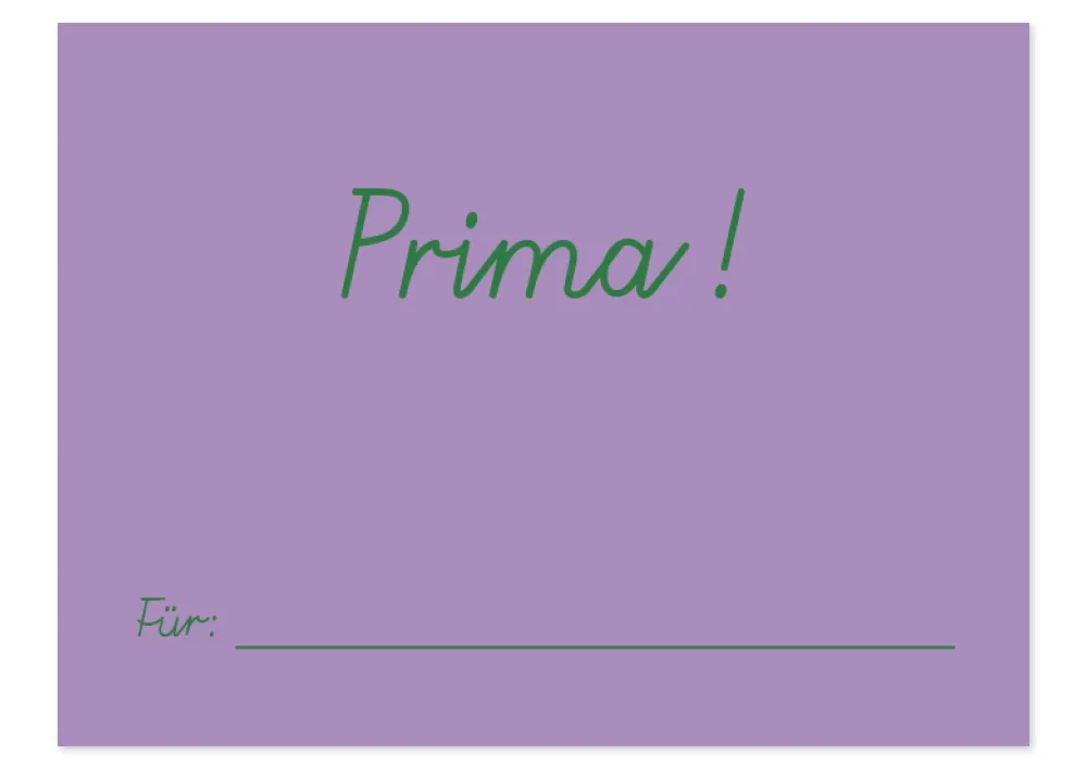 Lob-Kärtchen, 110-tlg.