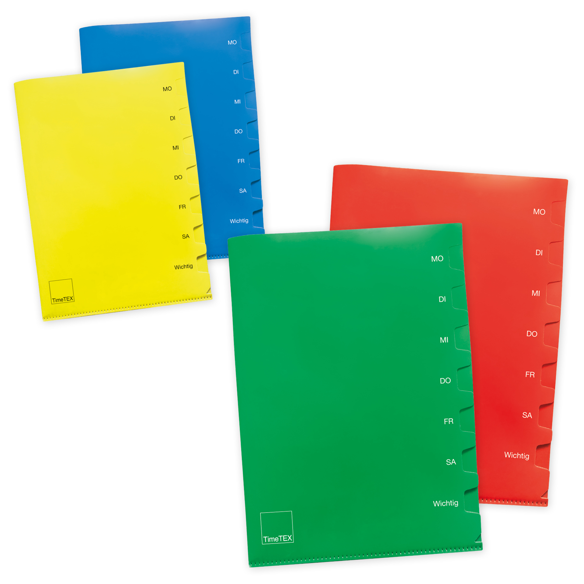 Ordnungs-Mappe Wochentage A4, 2-tlg.