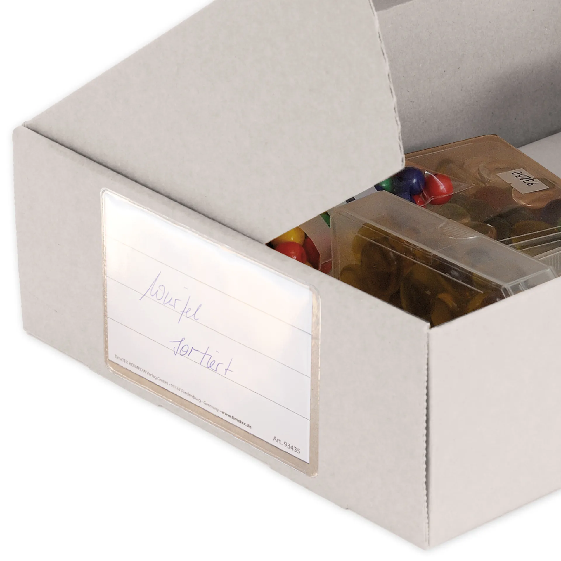 Beschriftungs-Einschubtaschen, 12-tlg.