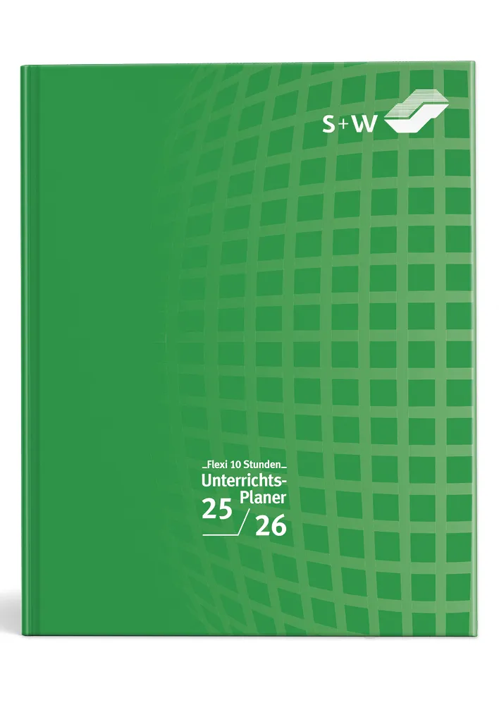 s+w Unterrichts-Planer 25/26 Flexi - 10 Stunden