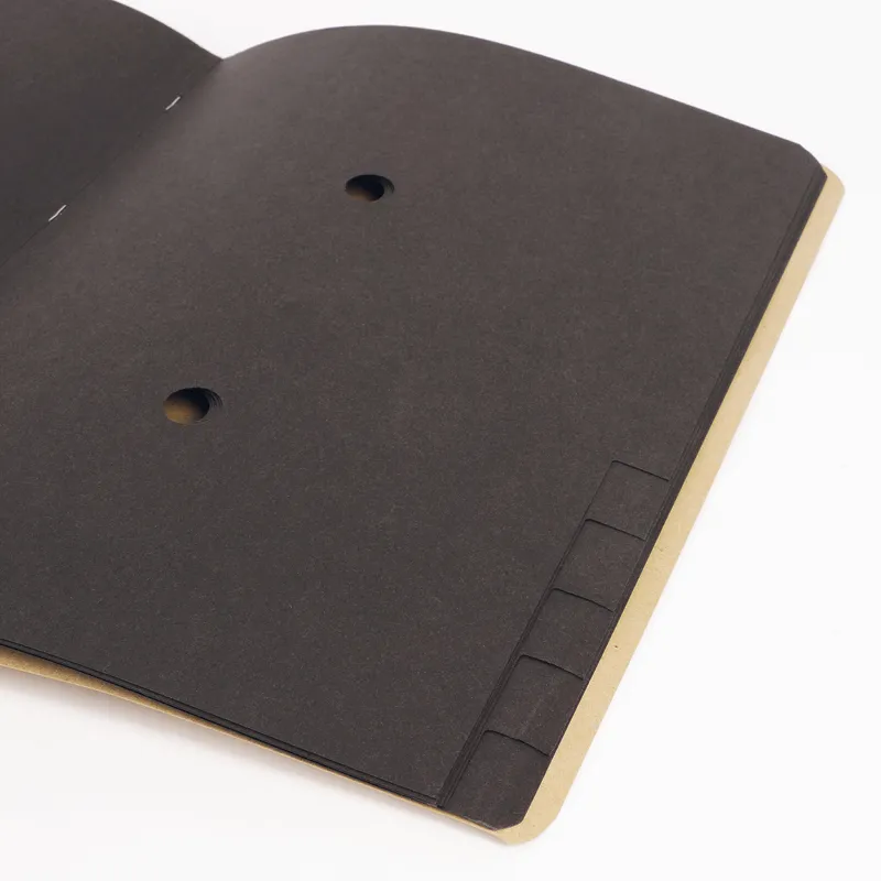 Tisch-Fächermappe 1-12 "Natura", mit Verschlussgummi
