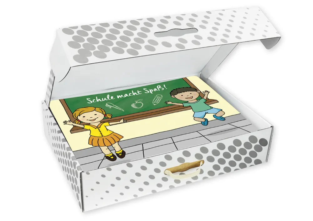 Set Sichtschutz-Wände mit Motiv im Tragekoffer