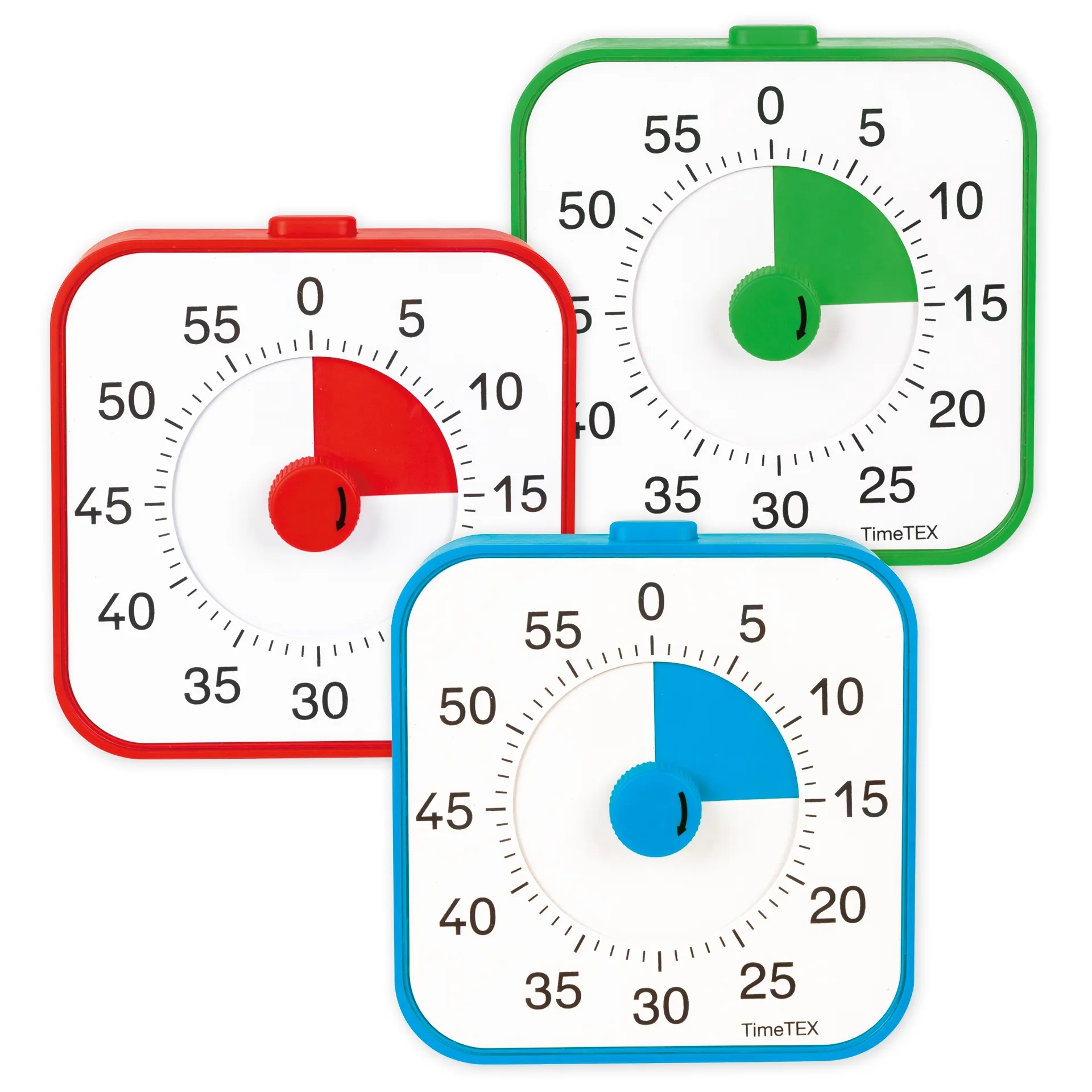 TimeTEX Zeitdauer-Uhr „lautlos“ ColorLINE, mit Pausentaste