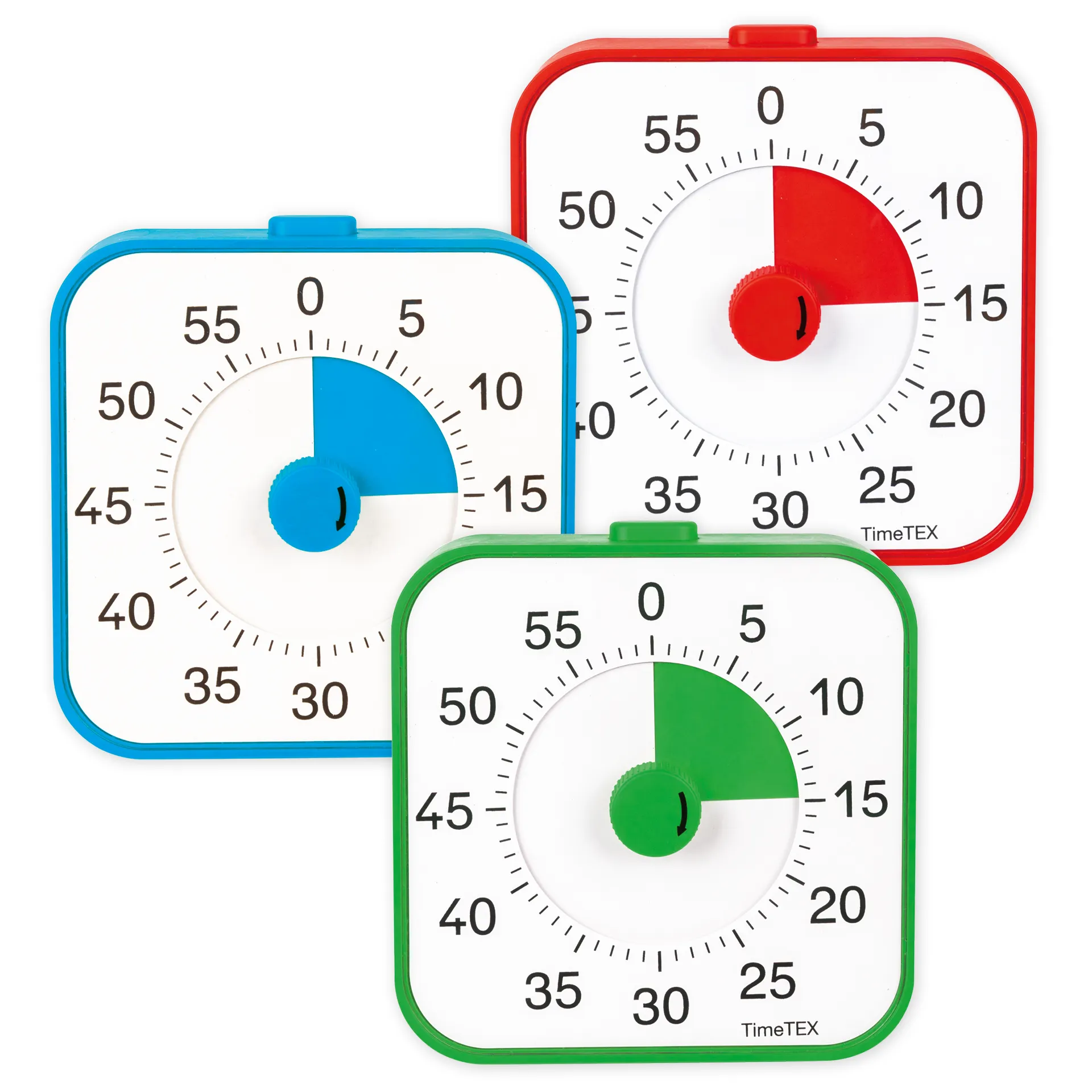 TimeTEX Zeitdauer-Uhr „lautlos“ ColorLINE, mit Pausentaste