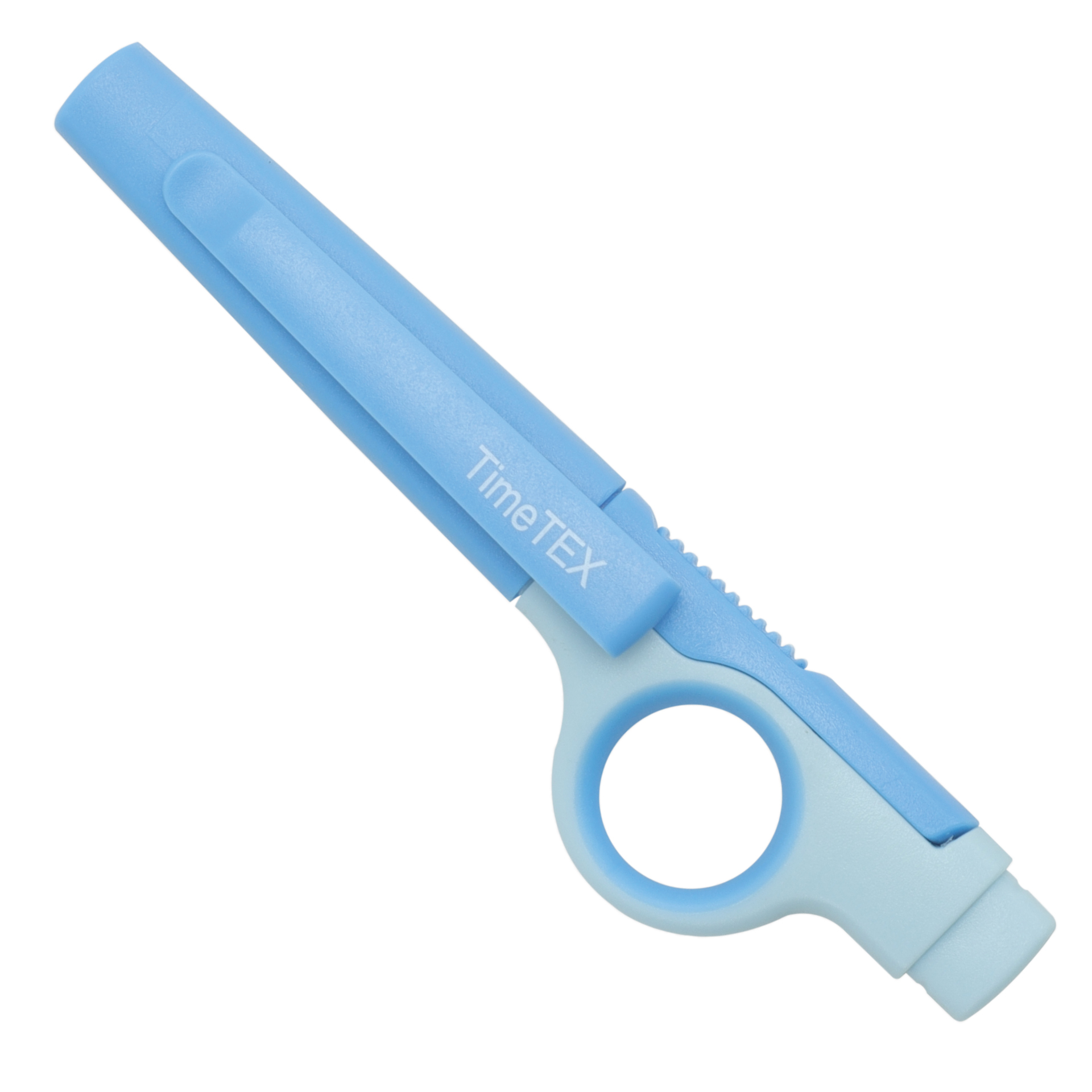 TimeTEX Multifunktions-Schere 2in1, mit Cuttermesser, blau