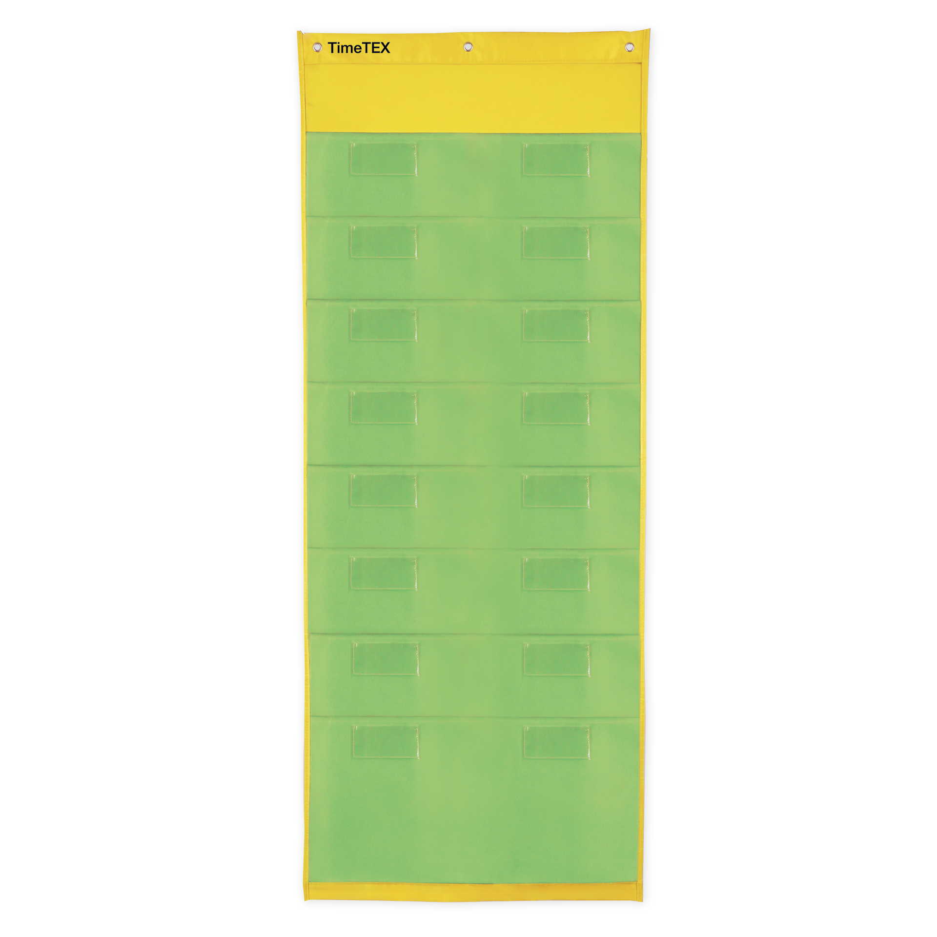 TimeTEX Materialtaschen-Station "greenline", mit 16 Einsteck-Taschen, 124x50 cm