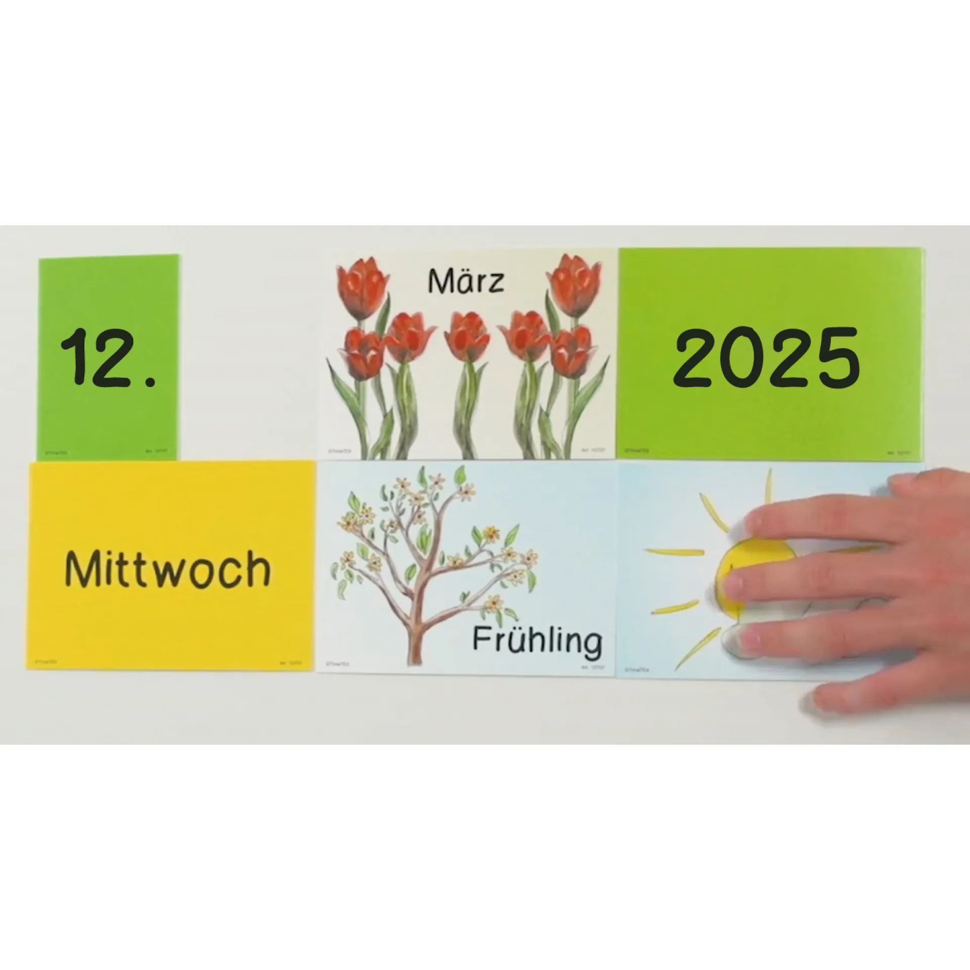 "Unser Jahr" Jahreskalender zum selber gestalten