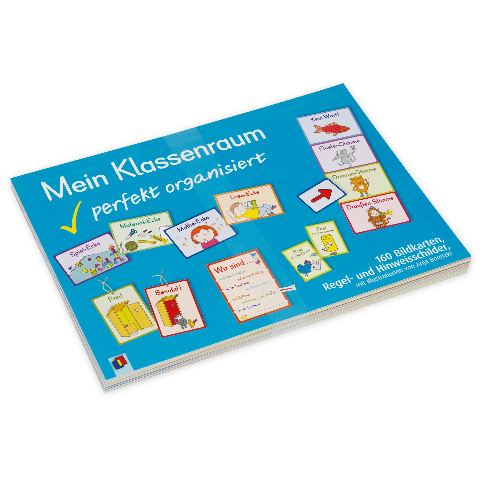 Bildkarten/Schilder "Mein Klassenraum perfekt organisiert", 160-tlg.