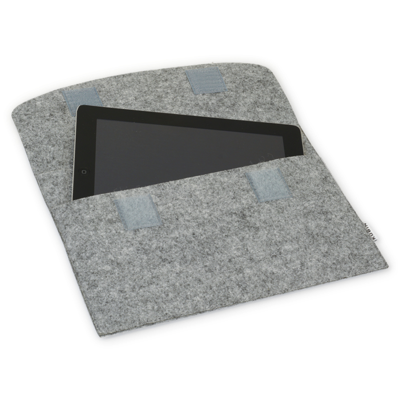 Tablet-Hülle aus Filz mit Einstecktasche, 30x20 cm Tablet-Hülle aus Filz mit Einstecktasche, 30x20 cm
