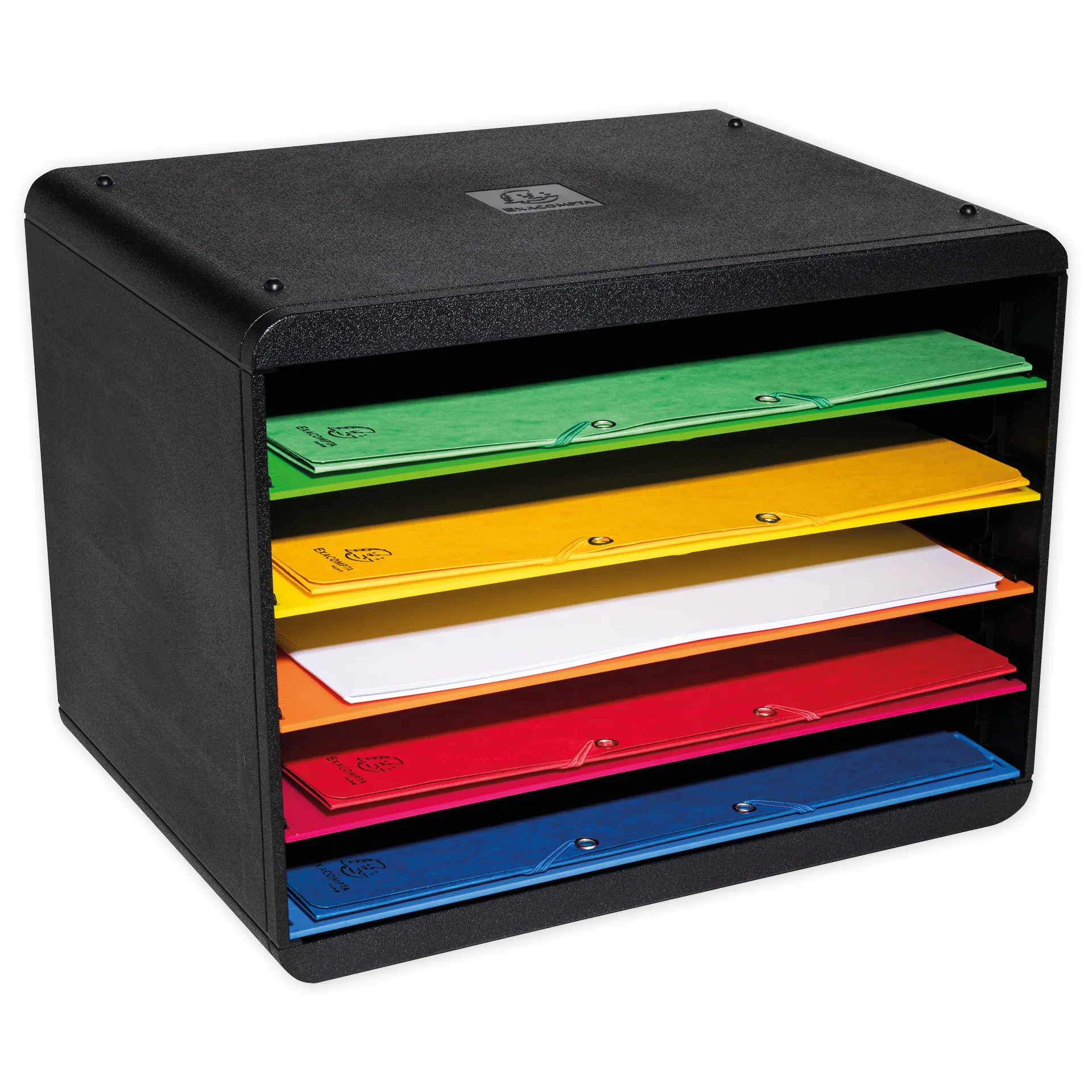 Ablagebox A4 "Regenbogen", Kunststoff mit 5 Fächer